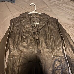 East 5th Women's Black Leather Jacket